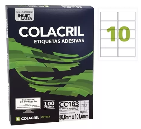 ETIQUETA 6183 CARTA 100FLS 50,
