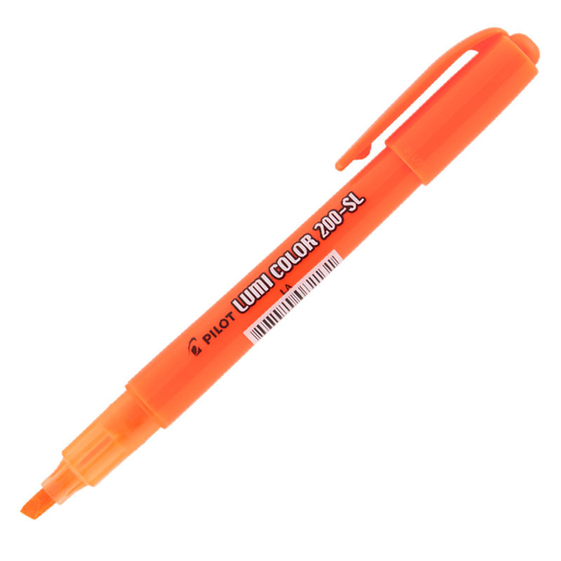 MARCA TEXTO PILOT 200-S LARANJ