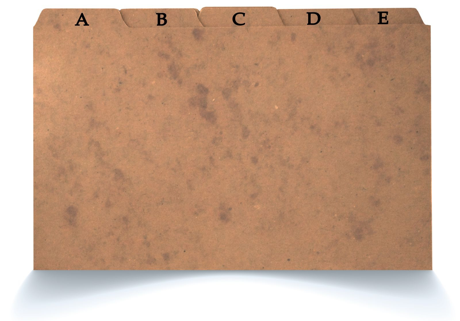 INDICE P/ FICHARIO 6X9 PAPELAO