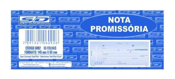 NOTA PROMISSORIA ( MINI ) SD >