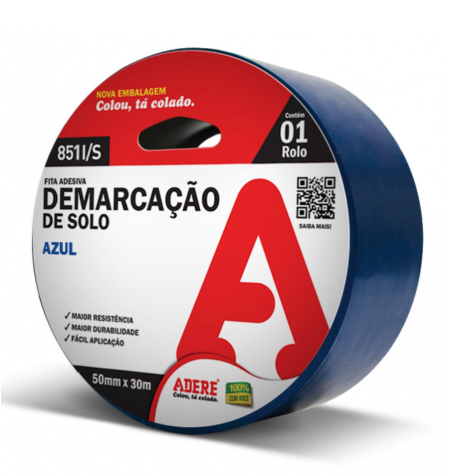 FITA DEMARCACAO SOLO AZUL 50MM
