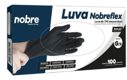 LUVA LATEX NITRILICA S/AMIDO P