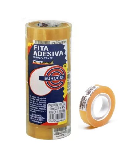 FITA DUREX 12X10MTS EUROCEL AM