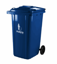 CONTENTOR 240LTS C/ RODAS AZUL