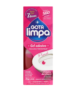 GEL ADESIVO GOTA LIMPA FLORAL