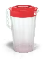 JARRA PLASTICA TRANSPARENTE CA