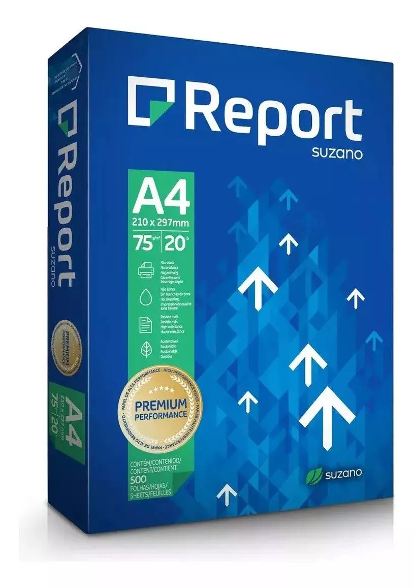 PAPEL A4 75GR REPORT  500FLS >