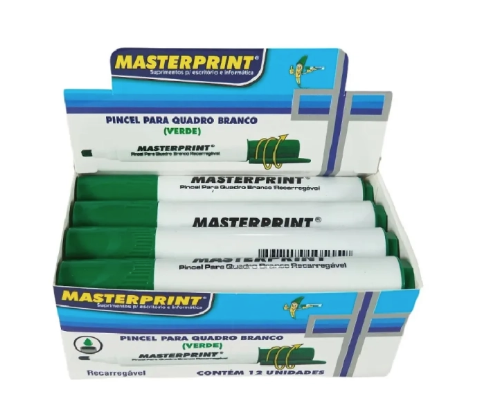 MARCADOR QUADRO BRANCO VERDE >