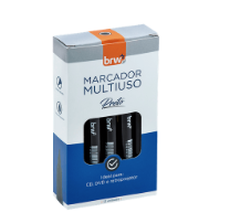 CANETA RETRO. 2.0MM PRETA -