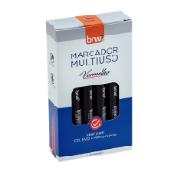 CANETA RETRO. 2.0MM VERMELHA >