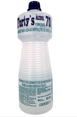 ALCOOL 70% INPM 1 LITRO >