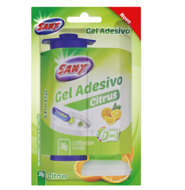 GEL ADESIVO SANIPLUS LEMON C/6