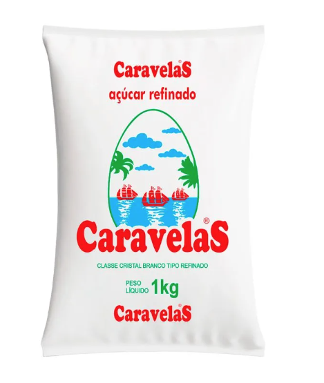 ACUCAR REFINADO CARAVELAS 1KG