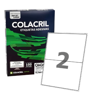 ETIQUETA A4368 100FLS 143,4X19