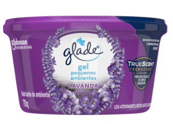 GLADE CAR GEL LAVANDA MARINHA