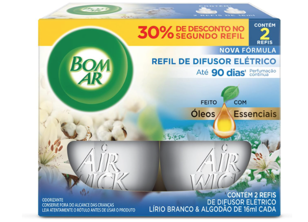 DIFUSOR ELETRICO BOM AR LIRIO