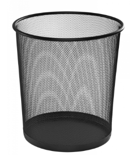 CESTO ESCRITORIO METAL PRETO 1