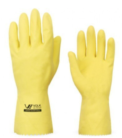 LUVA VERNIZ SILVER SLIM AMAREL