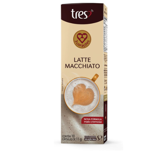 CAFE 3 CORACOES CAPSULA 10X11G